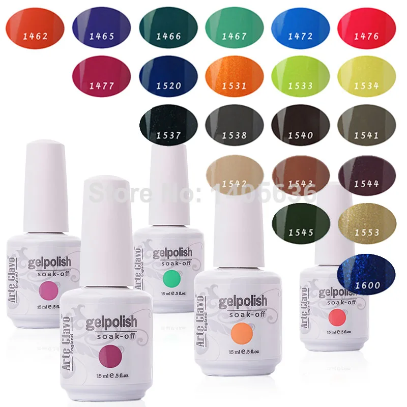 Arte Clavo UV Gel Colors Choose (Any 24 Colors) x 15ml UV Led Lamp Nail Manicure Nail Gel Polish Soak Off
Arte Clavo UV Gel Colors Choose (Any 24 Colors) x 15ml UV Led Lamp Nail Manicure Nail Gel Polish Soak Off