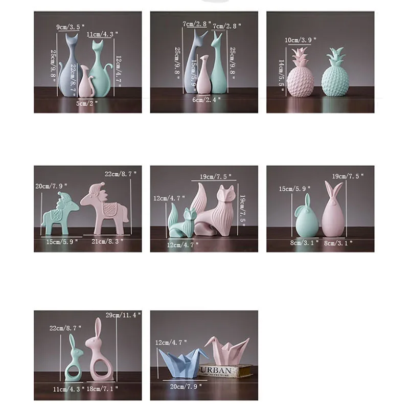 Nordic Crafts Jingdezhen Ceramic Creative Home Decorations European Ceramic Animal Ornaments Wedding Gifts TV Cabinet Decor Gift
Nordic Crafts Jingdezhen Ceramic Creative Home Decorations European Ceramic Animal Ornaments Wedding Gifts TV Cabinet Decor Gift