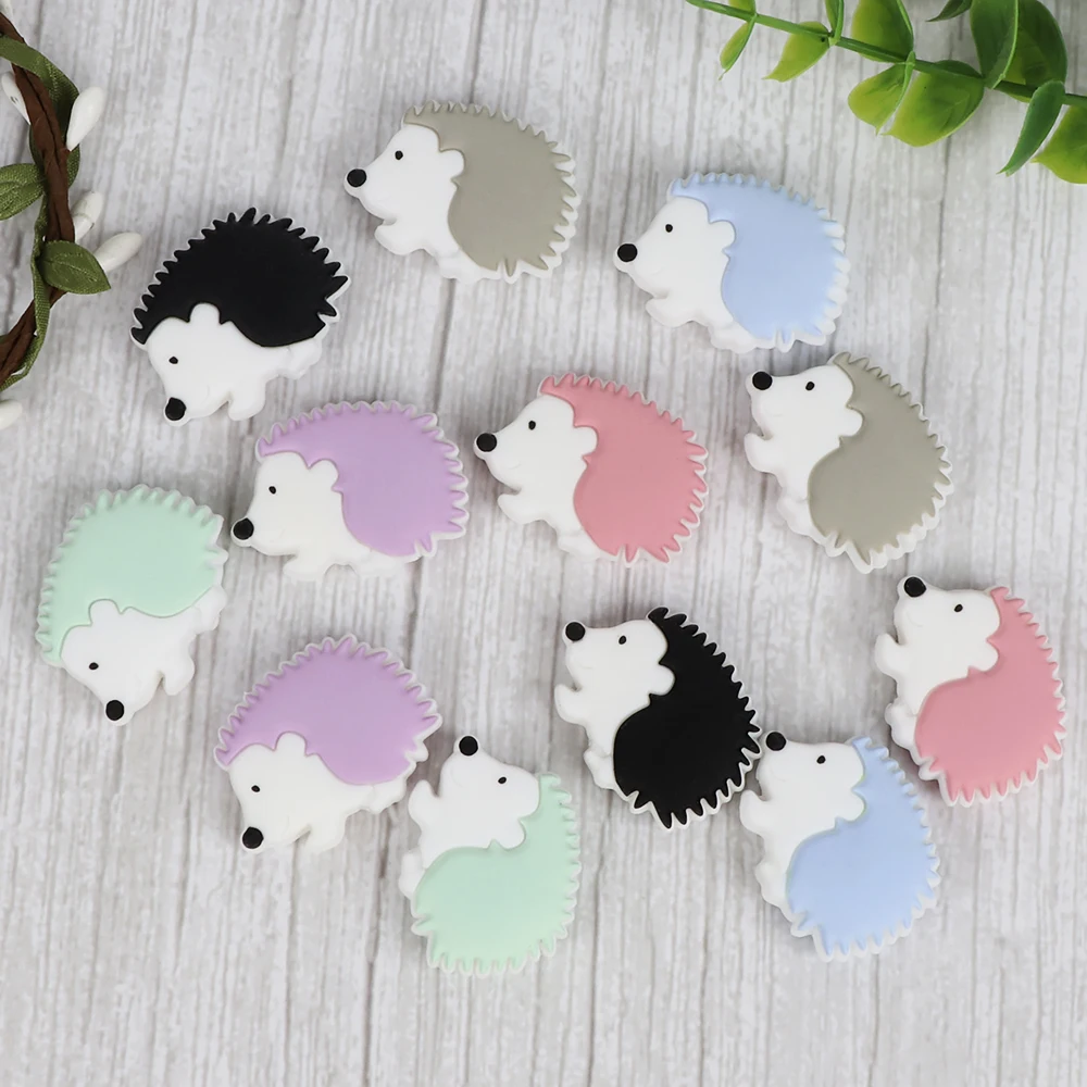 5PCS Silicone Beads Hedgehog For Baby Teether Teething BPA Free Chewable Chewing Silicone Beads For Handmade DIY Jewelry Toys
5PCS Silicone Beads Hedgehog For Baby Teether Teething BPA Free Chewable Chewing Silicone Beads For Handmade DIY Jewelry Toys