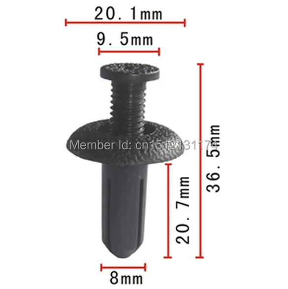 50x Nylon Rivet Push-Type Retainer Clips For Honda Toyota Mitsubishi 90467-08155, MB888869, 90505-SL0-003
50x Nylon Rivet Push-Type Retainer Clips For Honda Toyota Mitsubishi 90467-08155, MB888869, 90505-SL0-003