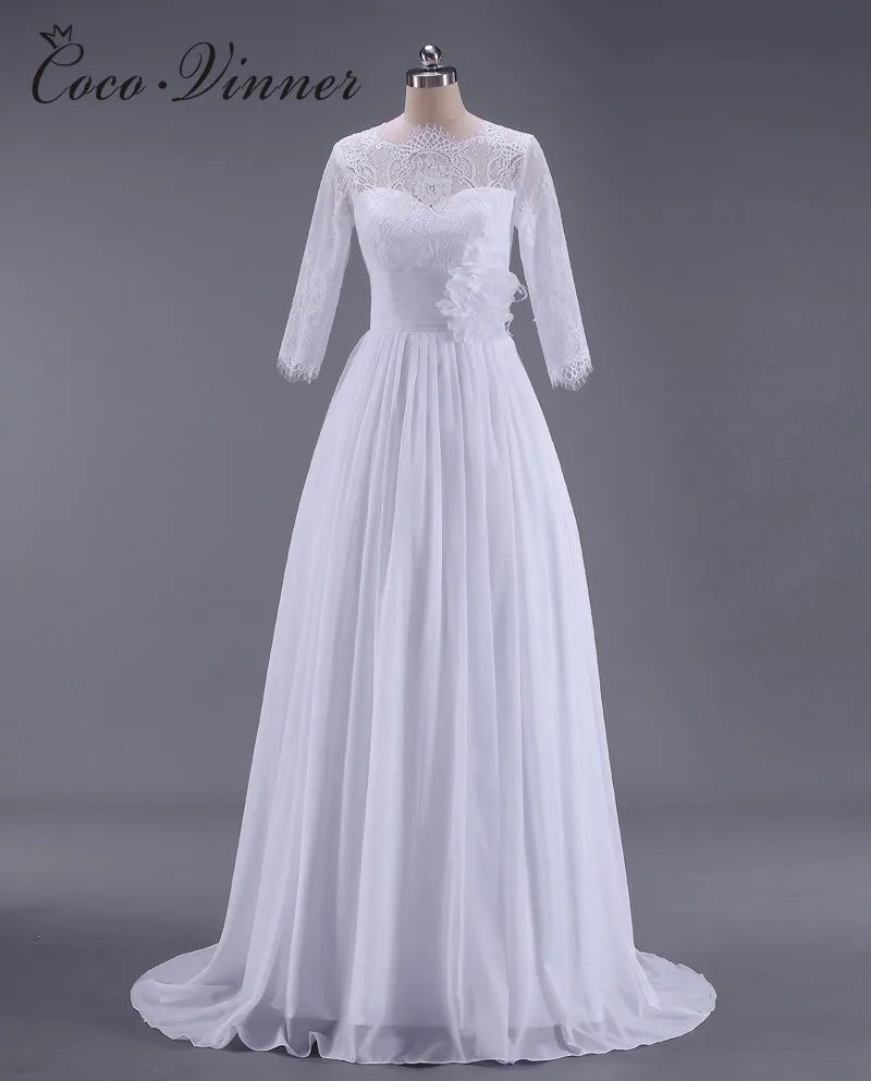 Vestido De Noiva BOHO Lace Country Wedding Dress New 3/4 Sleeve Plus Size A line Mariage Behemian Wedding Dresses W0145
Vestido De Noiva BOHO Lace Country Wedding Dress New 3/4 Sleeve Plus Size A line Mariage Behemian Wedding Dresses W0145