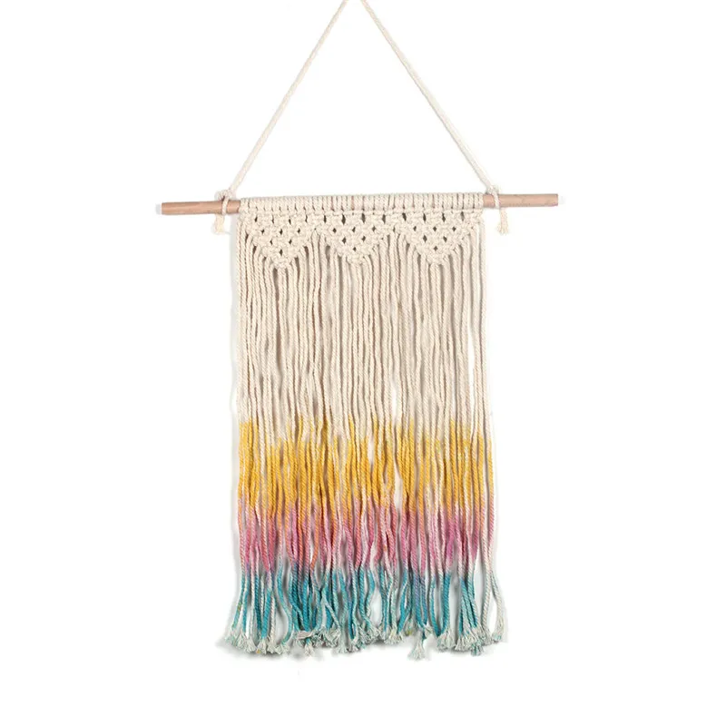Wall Decoration Bohemian Woven Tapestry Color Tassel Nordic Home Wedding Curtain Macrame
Wall Decoration Bohemian Woven Tapestry Color Tassel Nordic Home Wedding Curtain Macrame