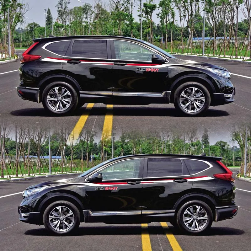 Мир Датун Оба Side Body Sport Auto наклейки для Honda CRV Внешний боковой двери автомобиля
