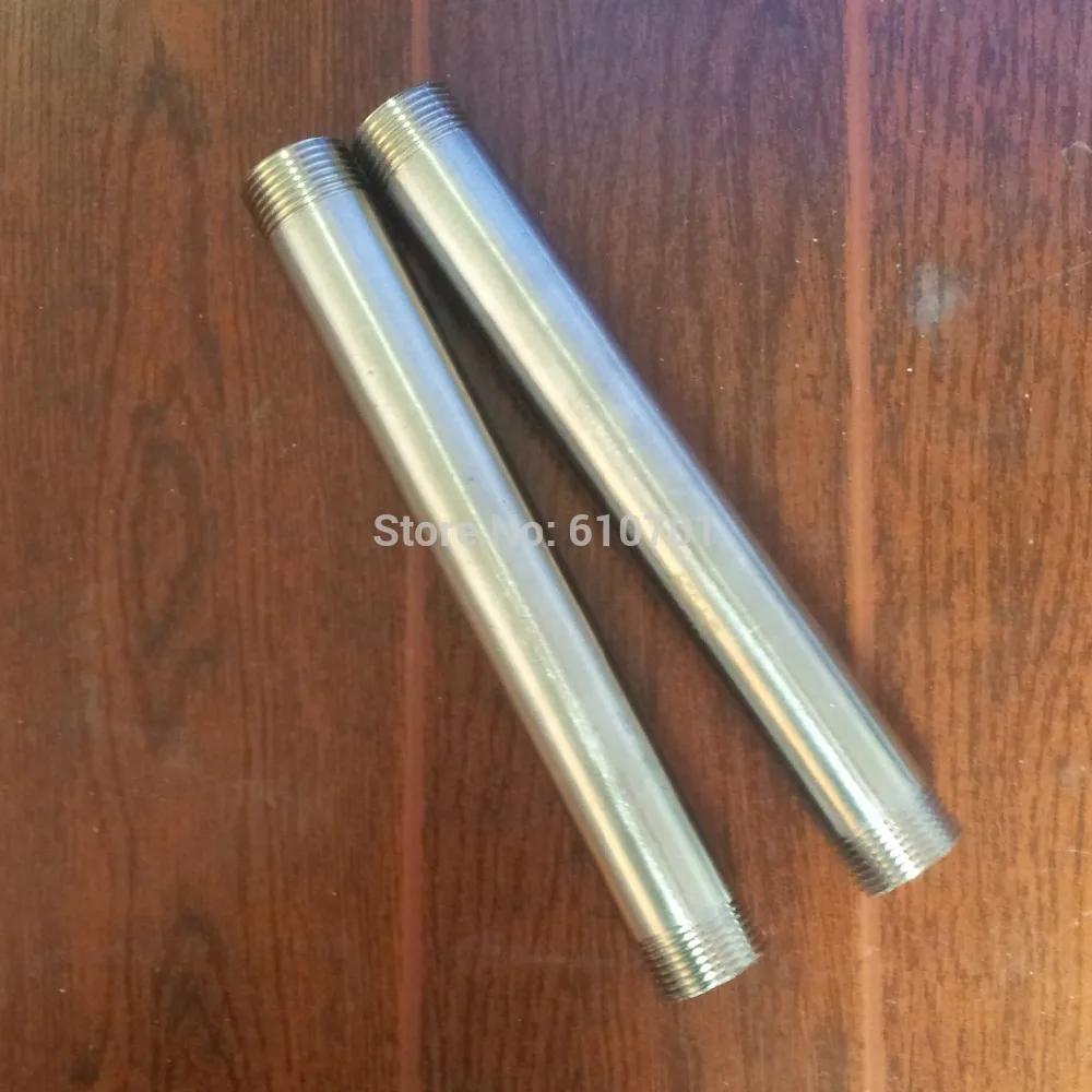 2PCS BSP 3/4" Male x 3/4" Male 304 Stainless Steel threaded Pipe Fitting SS304 L 200MM
2PCS BSP 3/4" Male x 3/4" Male 304 Stainless Steel threaded Pipe Fitting SS304 L 200MM