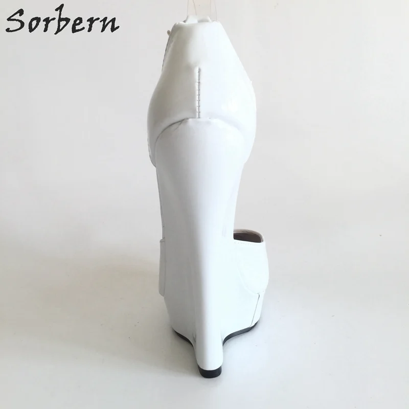 Sorbern 18CM Women Pumps Wedges Shoes Buckle Strap Plus Size 36-46 Unisex Ladies Party Shoes Custom Made Color Shoes
Sorbern 18CM Women Pumps Wedges Shoes Buckle Strap Plus Size 36-46 Unisex Ladies Party Shoes Custom Made Color Shoes