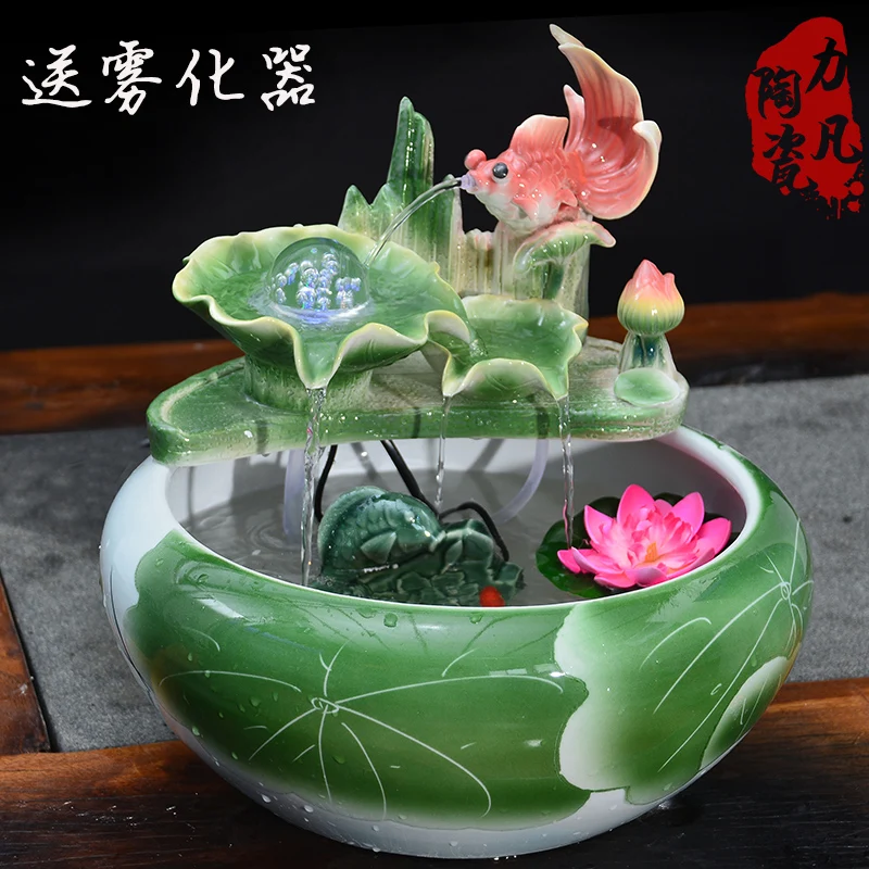 crafts decor hand wedding cutting dies home Ceramic water fountain humidifier ornaments gifts housewarming opening the living ro
crafts decor hand wedding cutting dies home Ceramic water fountain humidifier ornaments gifts housewarming opening the living ro