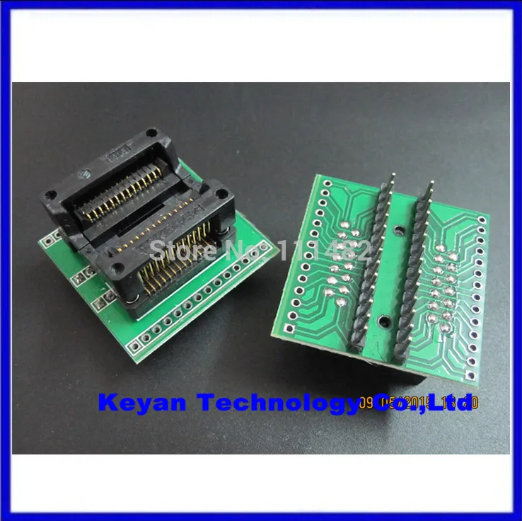 1PCS ,300mil SOP28 to DIP28 IC socket Programmer adapter Socket High Quality OTS-28-1.27-04 for PIC16F876 STC12C5608 And so on
1PCS ,300mil SOP28 to DIP28 IC socket Programmer adapter Socket High Quality OTS-28-1.27-04 for PIC16F876 STC12C5608 And so on