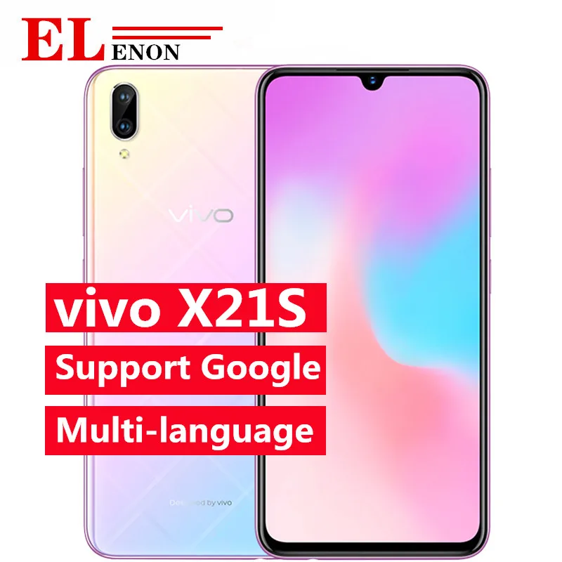 Оригинальный смартфон VIVO X21s 6 41 дюймов ГБ ОЗУ 128 Гб ПЗУ Восьмиядерный процессор 24 8