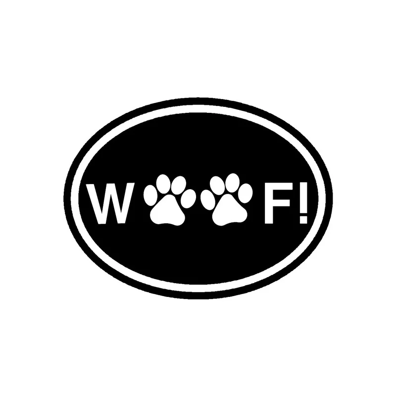 15.5cm*11.7cm WOOF Dog Paw Print Cute Text Car Sticker Fashion Vinyl Decal Black/Silver S6-3834
15.5cm*11.7cm WOOF Dog Paw Print Cute Text Car Sticker Fashion Vinyl Decal Black/Silver S6-3834