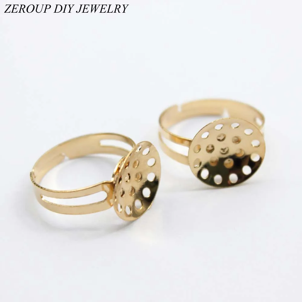 ZEROUP 10pcs fit 15-20mm Ball Base Gold Plated Ring Setting Adjustable Cameo Blanks Supplies for Jewelry J-012
ZEROUP 10pcs fit 15-20mm Ball Base Gold Plated Ring Setting Adjustable Cameo Blanks Supplies for Jewelry J-012