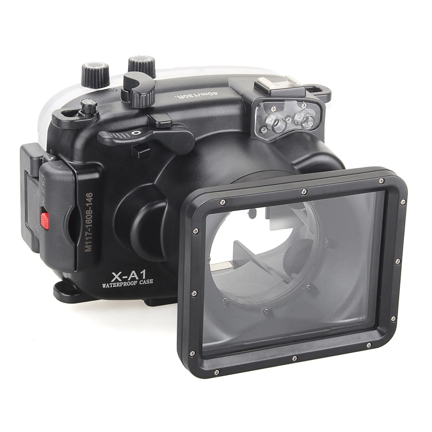 

DF Meikon 40m/130ft Underwater Diving Camera Housing for Fujifilm X-t10 (16-50mm ) Waterproof Cases Camera Accessories