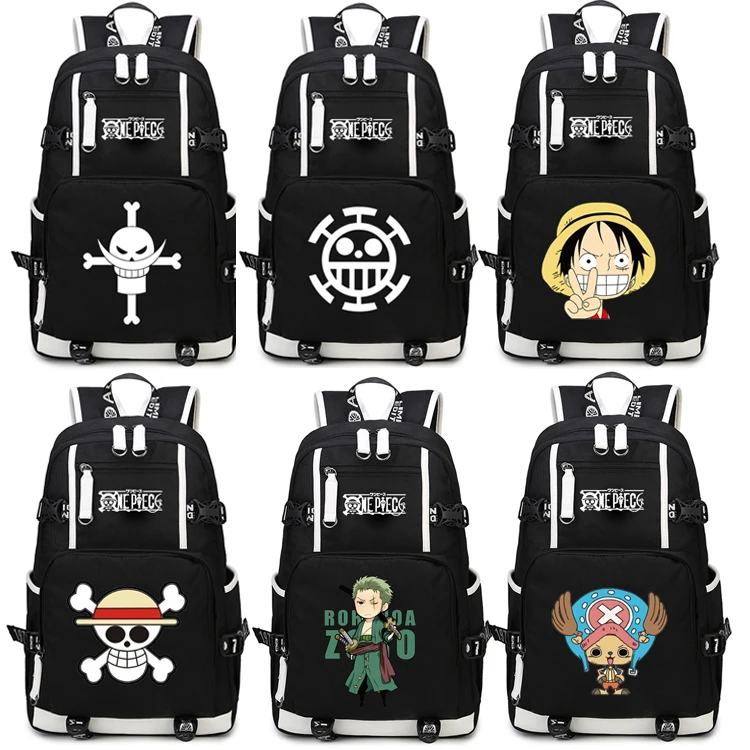 Japan Anime One Piece Luffy Team Glow In Dark Light Women Men Backpack Schoolbag Bag Boys Girls Student book bag
Japan Anime One Piece Luffy Team Glow In Dark Light Women Men Backpack Schoolbag Bag Boys Girls Student book bag