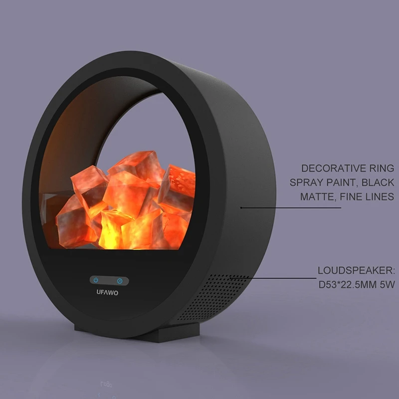 Ufawo U3 Wireless Bt Speaker+Crystal Salt Rock Lamp Sound Box Night Light Usb Bedside Table Decorative Lamp Music Loudspeaker
Ufawo U3 Wireless Bt Speaker+Crystal Salt Rock Lamp Sound Box Night Light Usb Bedside Table Decorative Lamp Music Loudspeaker