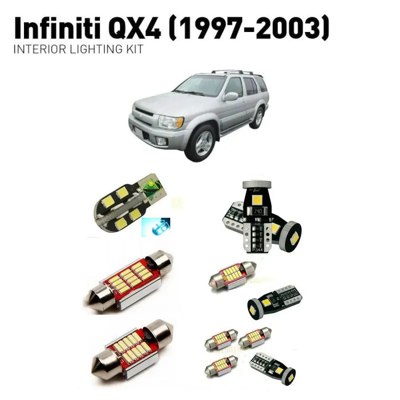 Led interior lights For Infiniti qx4 1997-2003 11pc Led Lights For Cars lighting kit automotive bulbs Canbus
Led interior lights For Infiniti qx4 1997-2003 11pc Led Lights For Cars lighting kit automotive bulbs Canbus