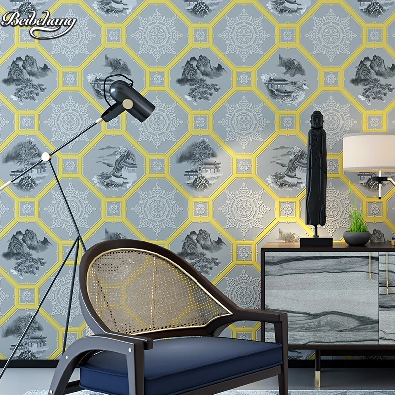 beibehang classic blue and white porcelain PVC waterproof living room study restaurant restaurant gray landscape wallpaper
beibehang classic blue and white porcelain PVC waterproof living room study restaurant restaurant gray landscape wallpaper