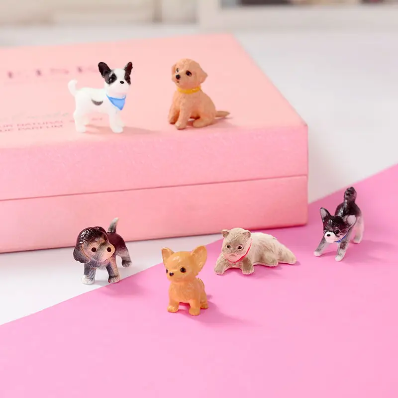 6Pcs/Lot Cartoon Plastic Cute Mini Animal Model Husky Bulldog Dolls Lovely Design Cat Dog Kids Children Toy
6Pcs/Lot Cartoon Plastic Cute Mini Animal Model Husky Bulldog Dolls Lovely Design Cat Dog Kids Children Toy