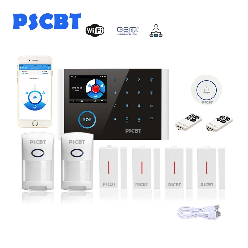 Сигнализация Охранная домашняя охранная Wi-Fi GSM sim-сигнализация сенсорная клавиатура Android IOS приложение дистанционное управление PIR датчик дв...
Сигнализация Охранная домашняя охранная Wi-Fi GSM sim-сигнализация сенсорная клавиатура Android IOS приложение дистанционное управление PIR датчик дв...