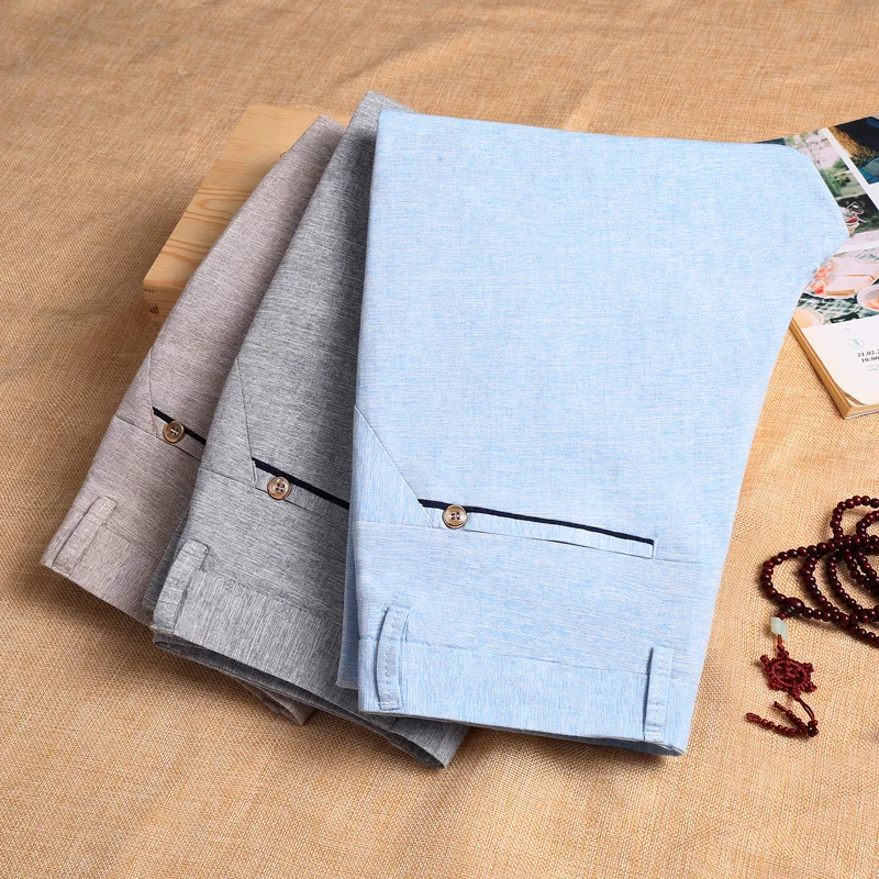 Brand Men's Casual Pants 2020 Spring and Summer New Style Business Fashion Thin Section Solid Color Trousers Male
Brand Men's Casual Pants 2020 Spring and Summer New Style Business Fashion Thin Section Solid Color Trousers Male