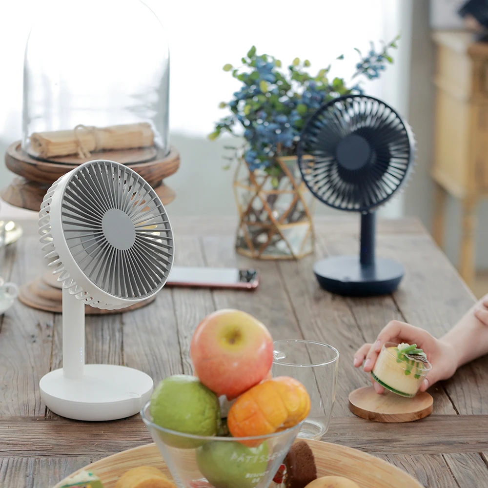 3 Colors DC5V USB Desktop Fan Mini Portable Fan Built-in 4000mAh Battery 5 Gears Fan Speed Small Desktop Ventilator
3 Colors DC5V USB Desktop Fan Mini Portable Fan Built-in 4000mAh Battery 5 Gears Fan Speed Small Desktop Ventilator