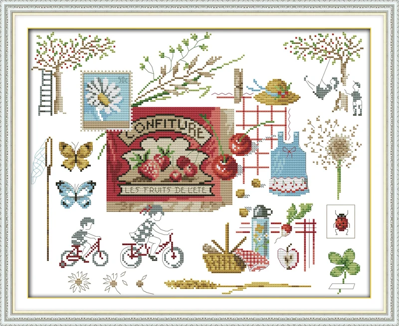 Grow strawberries cross stitch kit cartoon 14ct 11ct count print canvas stitching embroidery DIY handmade needlework
Grow strawberries cross stitch kit cartoon 14ct 11ct count print canvas stitching embroidery DIY handmade needlework