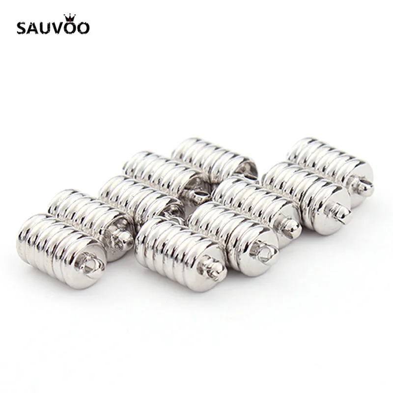 SAUVOO 10pcs/lot Hole 2mm Copper Connector Clasp Strong Magnetic Clasps Hole 2mm For DIY Handmade Jewelry Findings F1999
SAUVOO 10pcs/lot Hole 2mm Copper Connector Clasp Strong Magnetic Clasps Hole 2mm For DIY Handmade Jewelry Findings F1999
