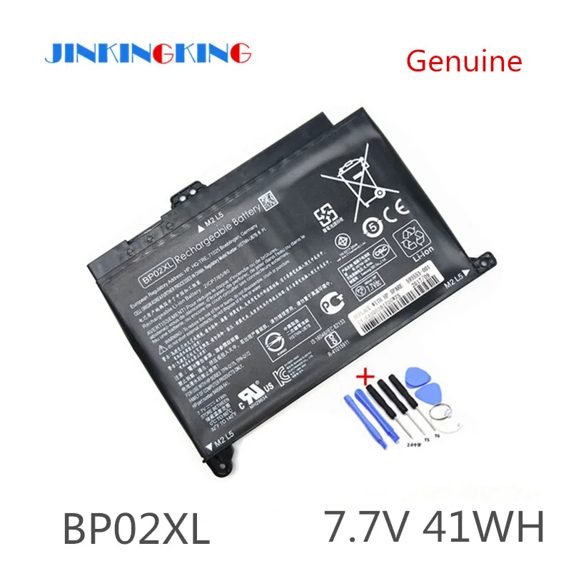 7.7V 41wh 5150mAh Laptop Battery BP02XL For HP Pavilion PC 15 15-AU 849909-850 (F9-21) 849569-421 HSTNN-LB7H BP02041XL
7.7V 41wh 5150mAh Laptop Battery BP02XL For HP Pavilion PC 15 15-AU 849909-850 (F9-21) 849569-421 HSTNN-LB7H BP02041XL