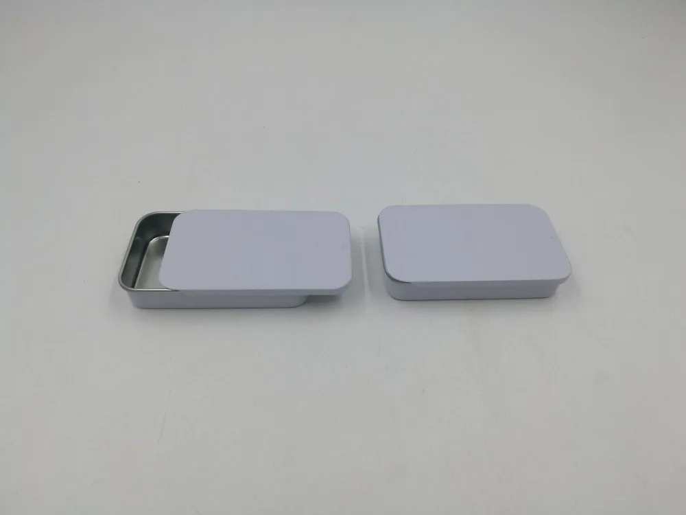White rectangular slide cover Mini iron box xylitol storage box wedding Jewelry Pill Cases mint tin boxes container 120pcs/lot
White rectangular slide cover Mini iron box xylitol storage box wedding Jewelry Pill Cases mint tin boxes container 120pcs/lot