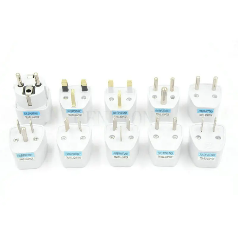 White To EU US AU DE UK AC Power Plug Trip Travel Adaptor Convertor 1000pcs for America United Kingdom free express shipping
White To EU US AU DE UK AC Power Plug Trip Travel Adaptor Convertor 1000pcs for America United Kingdom free express shipping