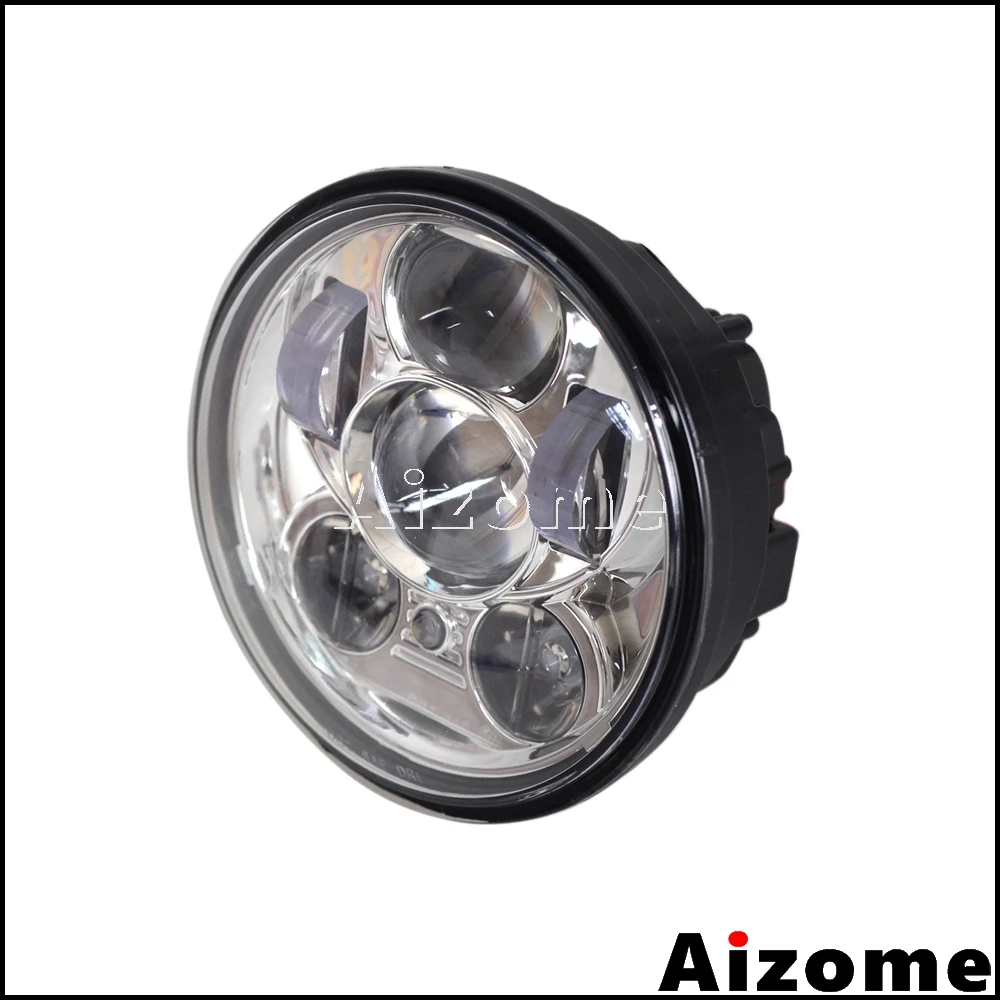 Chrome Motorcycle LED Headlight 5 3/4" Projector Headlight Headlamp For Harley Sportster Dyna Softail XL 1200 883 FXD FXS FXR
Chrome Motorcycle LED Headlight 5 3/4" Projector Headlight Headlamp For Harley Sportster Dyna Softail XL 1200 883 FXD FXS FXR