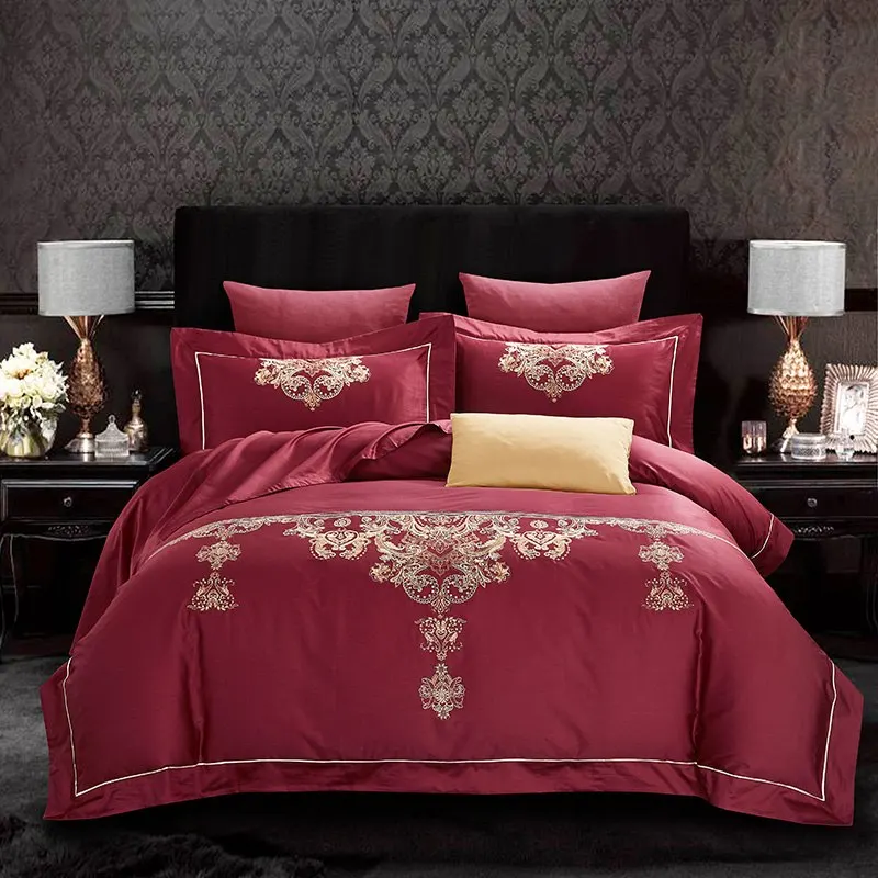 39Red Grey Egyptian Cotton Luxury Bedding Set Queen King size Bed set Duvet Cover Bed Sheet set Pillowcases Bed Linen for Adults
39Red Grey Egyptian Cotton Luxury Bedding Set Queen King size Bed set Duvet Cover Bed Sheet set Pillowcases Bed Linen for Adults
