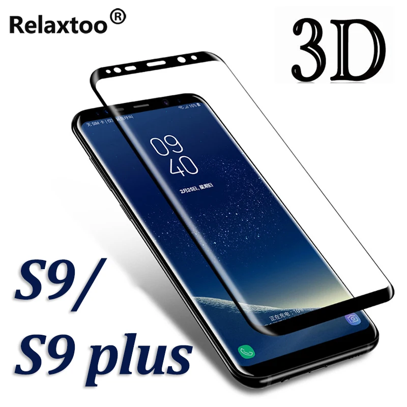 3D для samsung s9 plus закаленное стекло galaxy s 9 s9plus защита экрана защитное полное