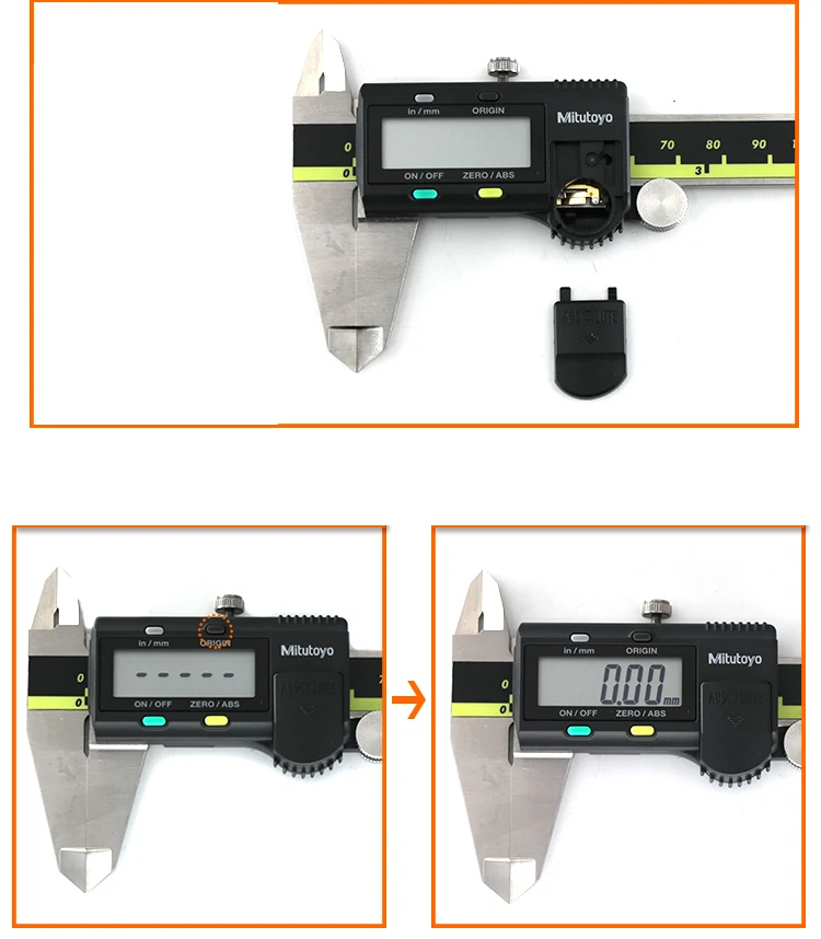 Mitutoyo 500-164-30 Absolute Scale Digital Caliper 0-200mm/8inch Measuring Range 0.01mm/.0005in Resolution
Mitutoyo 500-164-30 Absolute Scale Digital Caliper 0-200mm/8inch Measuring Range 0.01mm/.0005in Resolution