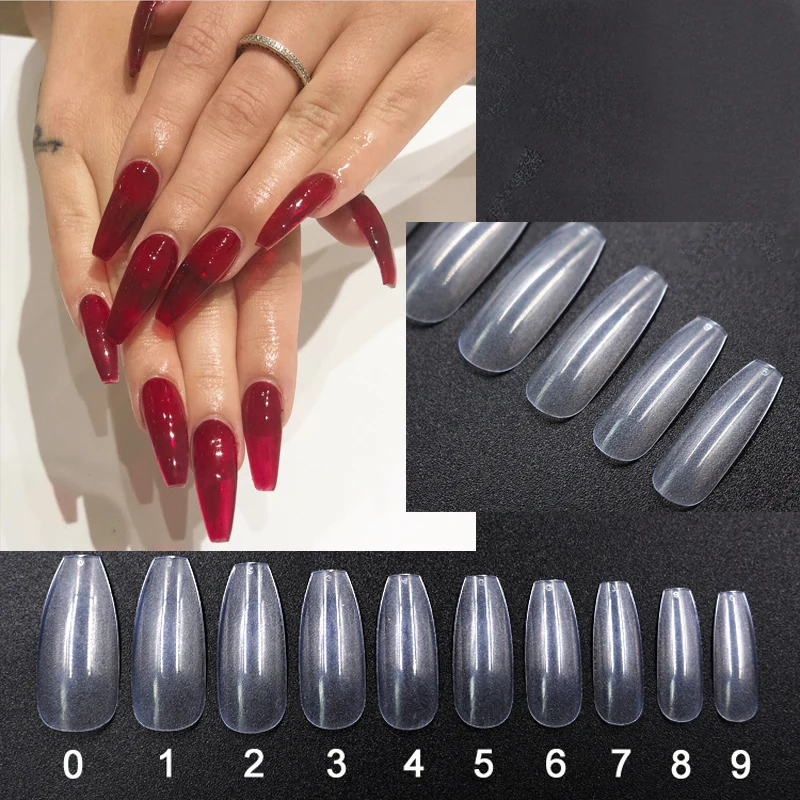 500pcs Nail Tips Clear Ballerina False Nails Square Long Coffin Nails UV Gel Faux-ongles Full Cover Fake Nail Tips Para Unha Kit
500pcs Nail Tips Clear Ballerina False Nails Square Long Coffin Nails UV Gel Faux-ongles Full Cover Fake Nail Tips Para Unha Kit