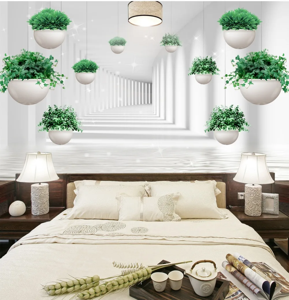 Custom Photo Wallpaper 3D Small Fresh Hanging Plant Space Sofa TV Background Wall Decoration Wallpaper Mural
Custom Photo Wallpaper 3D Small Fresh Hanging Plant Space Sofa TV Background Wall Decoration Wallpaper Mural