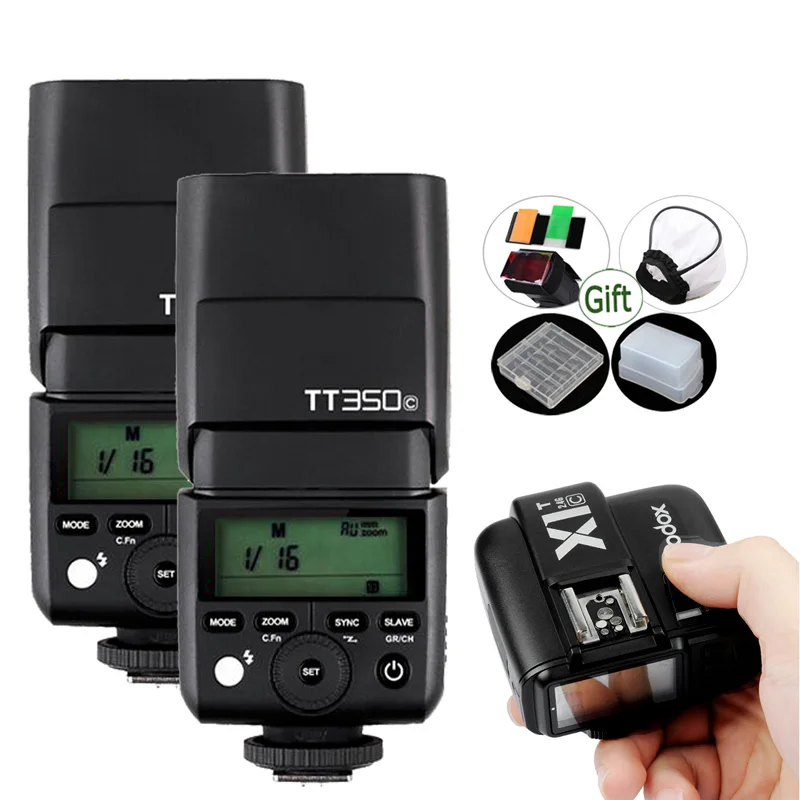 2x Mini Godox Speedlite TT350C TTL 2.4G HSS Flash Kit+ X1T-C Transmitter for Canon Mirrorless DSLR Camera 5D III 80D 7D 760D 60D
2x Mini Godox Speedlite TT350C TTL 2.4G HSS Flash Kit+ X1T-C Transmitter for Canon Mirrorless DSLR Camera 5D III 80D 7D 760D 60D