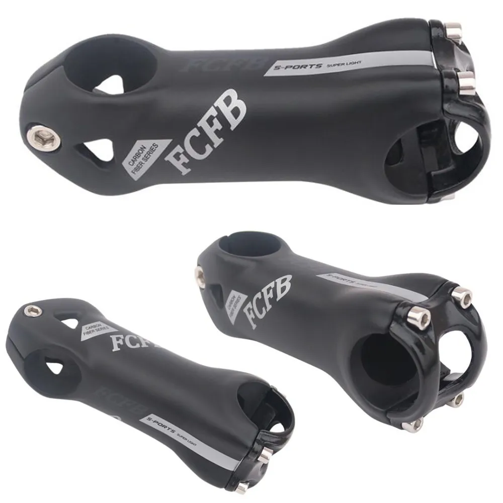 FCFB gray black UD Carbon stem MTB Bicycle Stem Road Bicycle stem fork 28.6mm handlebar 31.8mm 80/90/100/110/120/130mm
FCFB gray black UD Carbon stem MTB Bicycle Stem Road Bicycle stem fork 28.6mm handlebar 31.8mm 80/90/100/110/120/130mm