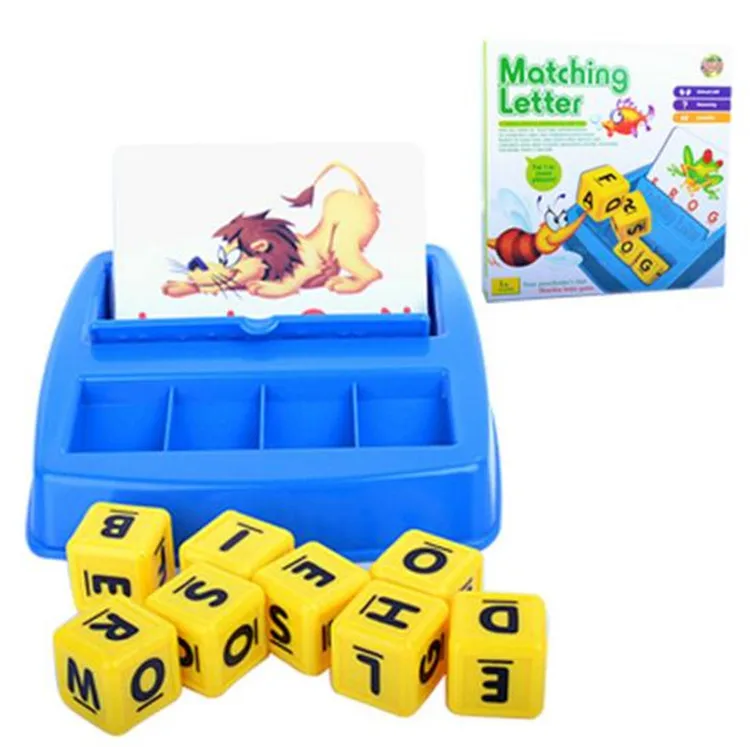 Детские обучающие игрушки с английским языком соответствующие буквенным словом