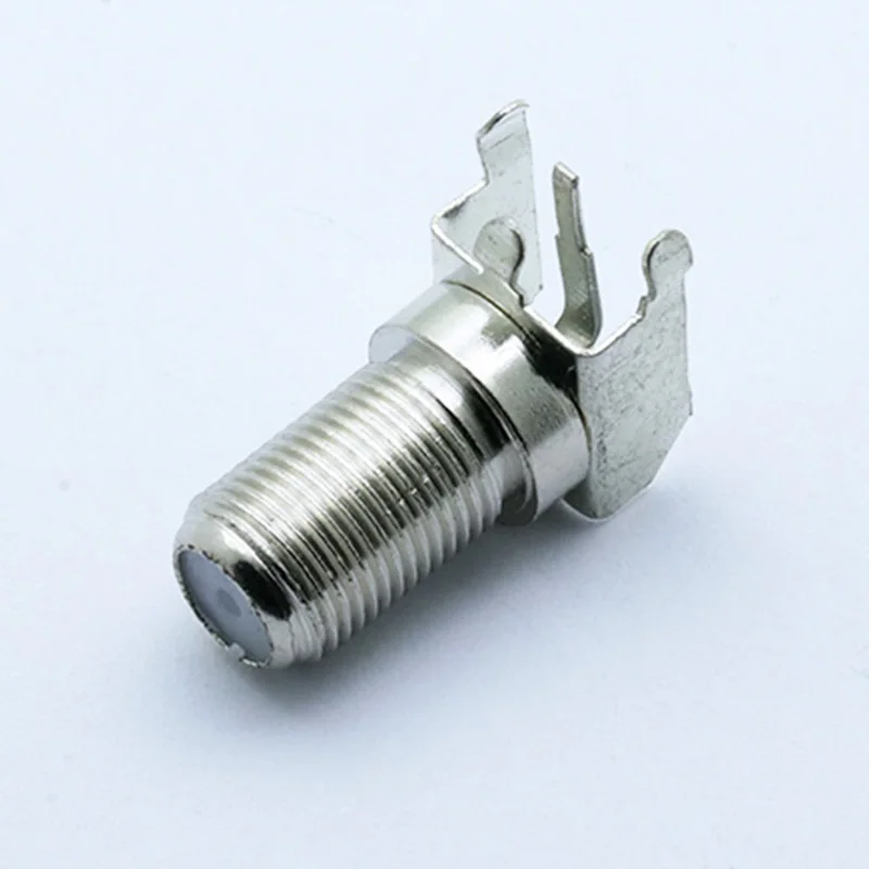 100pcs/lot Female F Connector Right Angle PCB Mount CATV Cable TV Jack Socket Adapter Metal Nickel Plated F Coaxial Adapter
100pcs/lot Female F Connector Right Angle PCB Mount CATV Cable TV Jack Socket Adapter Metal Nickel Plated F Coaxial Adapter