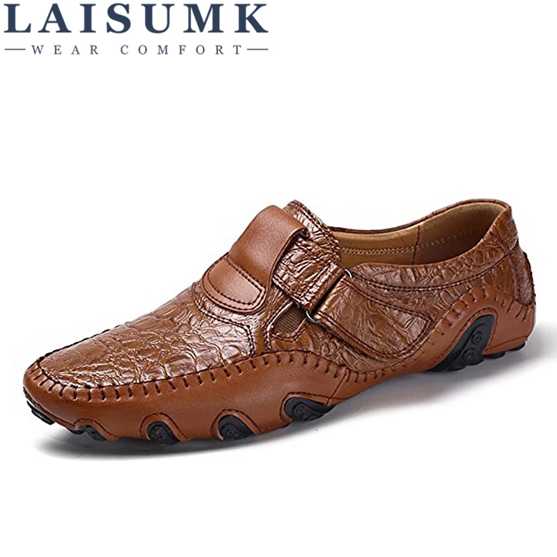 LAISUMK Luxury Brand Design Slip On Loafers Men Casual Shoes Genuine Leather Moccasin Boat Walking Shoe Flat Oxford Men Sneaker
LAISUMK Luxury Brand Design Slip On Loafers Men Casual Shoes Genuine Leather Moccasin Boat Walking Shoe Flat Oxford Men Sneaker