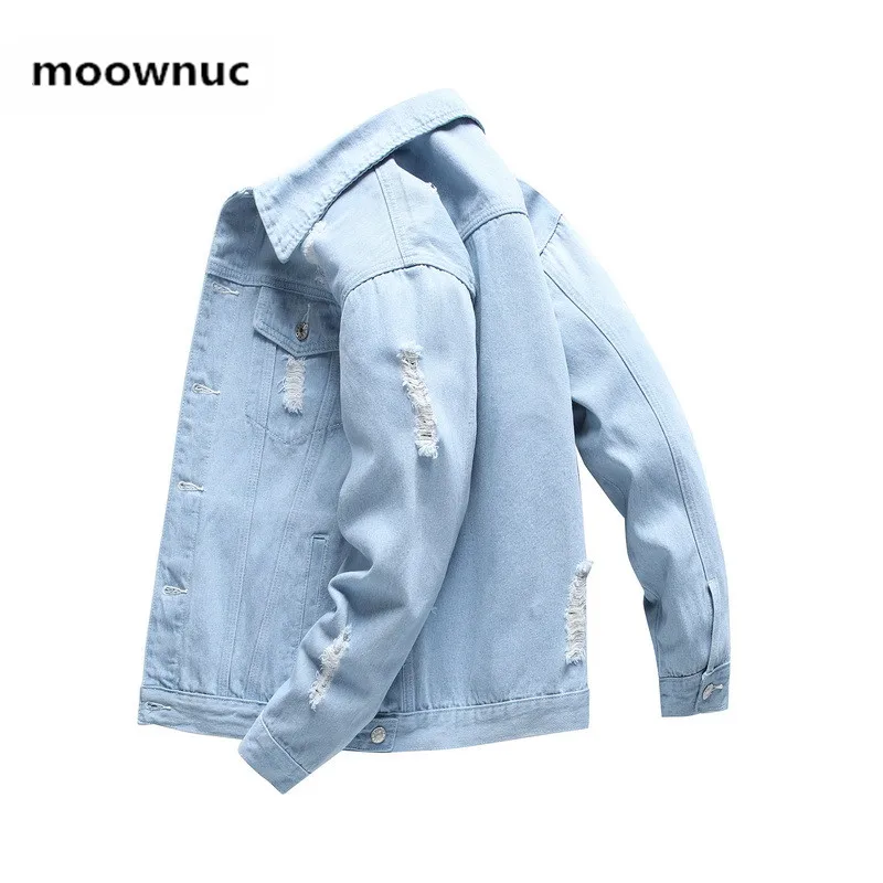 2019 new style Men's Jean Jackets high quality Outwear casual Jacket men Fashion Denim Coat casual broken hole Overcoat
2019 new style Men's Jean Jackets high quality Outwear casual Jacket men Fashion Denim Coat casual broken hole Overcoat