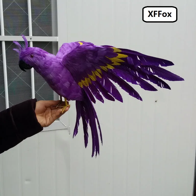 big real life wings parrot model foam&feather simulation purple parrot bird gift about 45x60cm xf0283
big real life wings parrot model foam&feather simulation purple parrot bird gift about 45x60cm xf0283