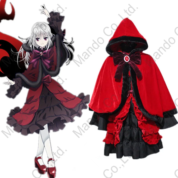 Anime K RETURN OF KINGS Kushina Anna Lolita Dress Gothic Cosplay Costumes Halloween Hooded cape Mardi Gras Carnival party suit
Anime K RETURN OF KINGS Kushina Anna Lolita Dress Gothic Cosplay Costumes Halloween Hooded cape Mardi Gras Carnival party suit