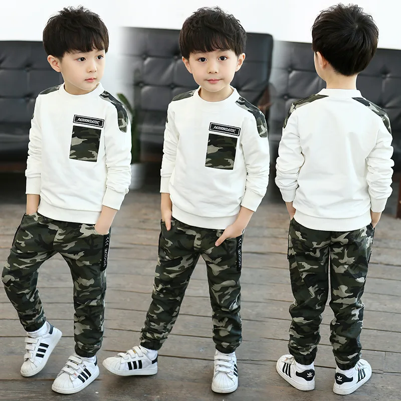 Children Wear Boys Spring /Autumn Camouflage Suit 2018 New Style Children's Camouflage Trend Set Boy Sports Two Piece
Children Wear Boys Spring /Autumn Camouflage Suit 2018 New Style Children's Camouflage Trend Set Boy Sports Two Piece