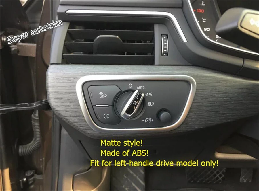Lapetus Front Head Lights Lamp Switch Button Cover Trim Fit For Audi A4 B9 A5 Sedan / Avant / Allroad Quattro 2016 - 2020 ABS
Lapetus Front Head Lights Lamp Switch Button Cover Trim Fit For Audi A4 B9 A5 Sedan / Avant / Allroad Quattro 2016 - 2020 ABS