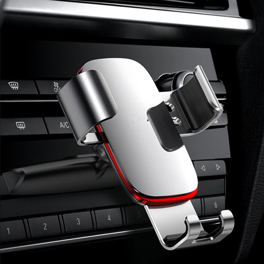 Silver Metal Gravity Car Mount Car Phone Holder For iPhone Samsung Xiaomi Mobile Cell Phone
Silver Metal Gravity Car Mount Car Phone Holder For iPhone Samsung Xiaomi Mobile Cell Phone