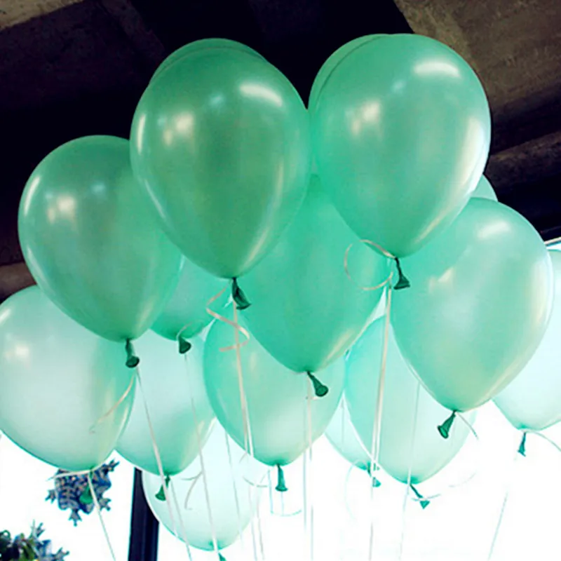 20pcs 10inch Tiffany Blue Latex Balloon Air Balls Inflatable Wedding Party Decoration Birthday Kid Party Float Balloon Kid Toys
20pcs 10inch Tiffany Blue Latex Balloon Air Balls Inflatable Wedding Party Decoration Birthday Kid Party Float Balloon Kid Toys