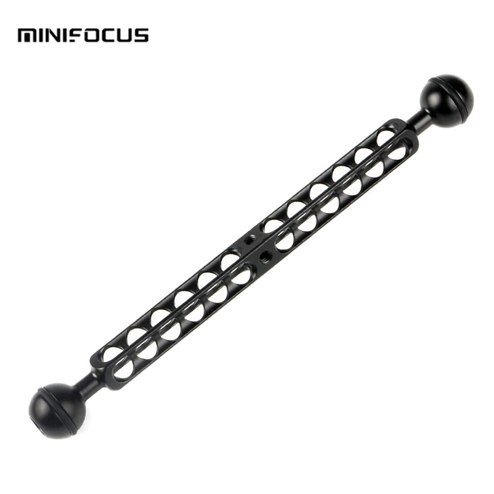 10"/25cm Double 1'' Ball Arm, Aluminum Alloy Joint Underwater Strobe/Video Arm for Underwater Ball Joint Arm Strobe and Lighting
10"/25cm Double 1'' Ball Arm, Aluminum Alloy Joint Underwater Strobe/Video Arm for Underwater Ball Joint Arm Strobe and Lighting