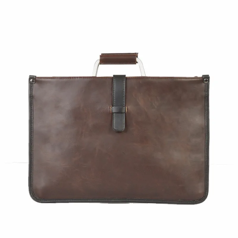 2021 Designer Men's Briefcase Vintage Shoulder Bags Crazy Horse Leather Crossbody bags Business Laptop Handbag Men travel bags
2021 Designer Men's Briefcase Vintage Shoulder Bags Crazy Horse Leather Crossbody bags Business Laptop Handbag Men travel bags