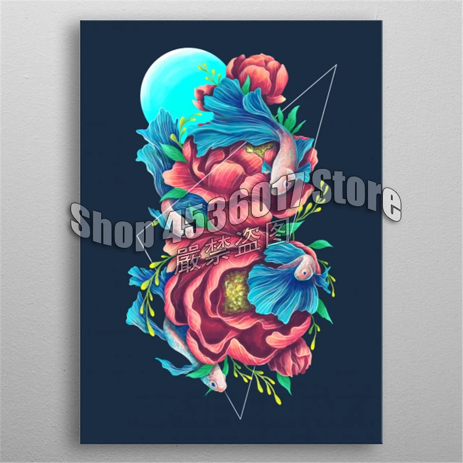 Full 5D DIY Diamond Painting Flower and fish Animals Diamond Embroidery Cross Stitch Diamond Mosaic Rhinestone Home decoration
Full 5D DIY Diamond Painting Flower and fish Animals Diamond Embroidery Cross Stitch Diamond Mosaic Rhinestone Home decoration