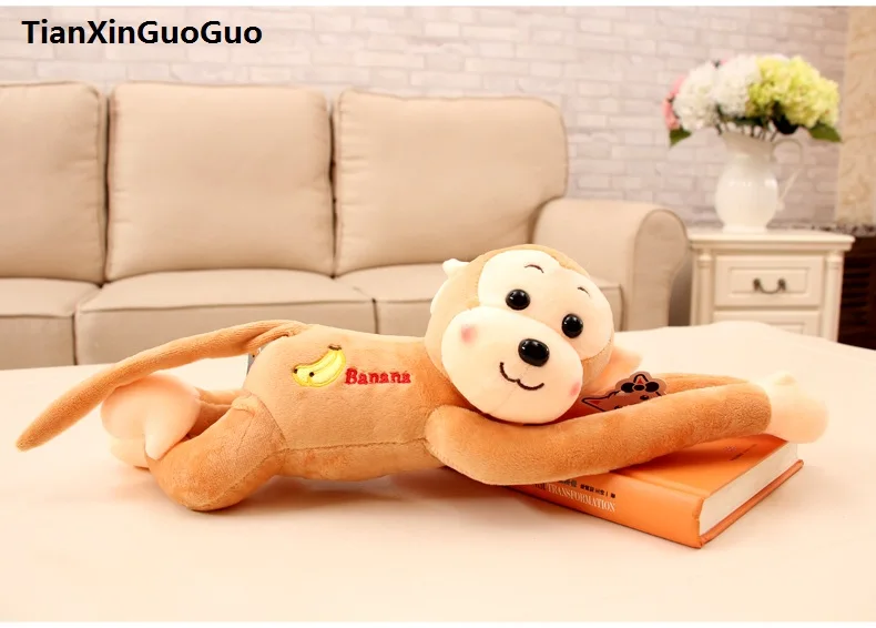 about 40cm lovely long arms monkey banana monkey plush toy light brown monkey soft doll baby toy birthday gift s0533
about 40cm lovely long arms monkey banana monkey plush toy light brown monkey soft doll baby toy birthday gift s0533